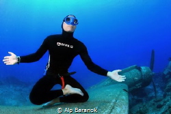 The best meditaiton is underwater by Alp Baranok 